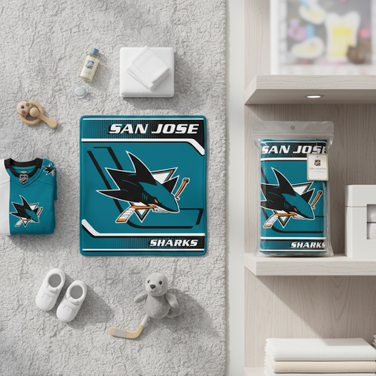 NHL San Jose Shaks NHL Baby Blanket