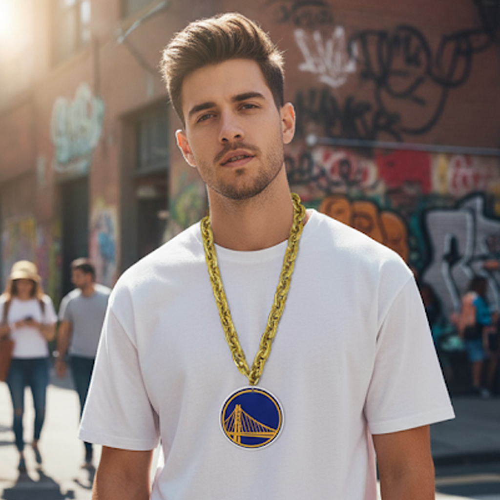 NBA Golden State Warriors, Licensed Foam Chain (Import)