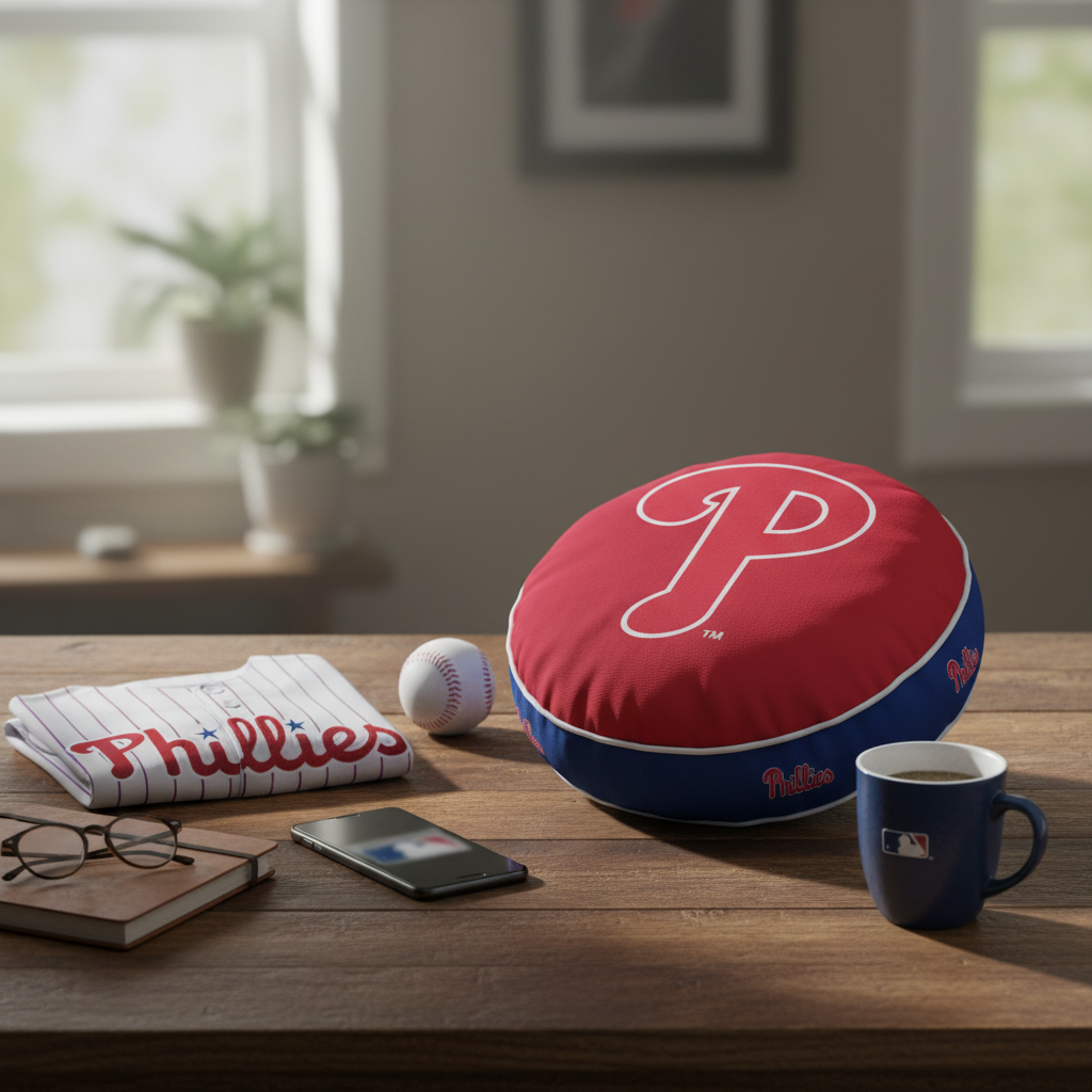 MLB Philadelphia Phillies - Cloud Soft "Puff" Pillow
