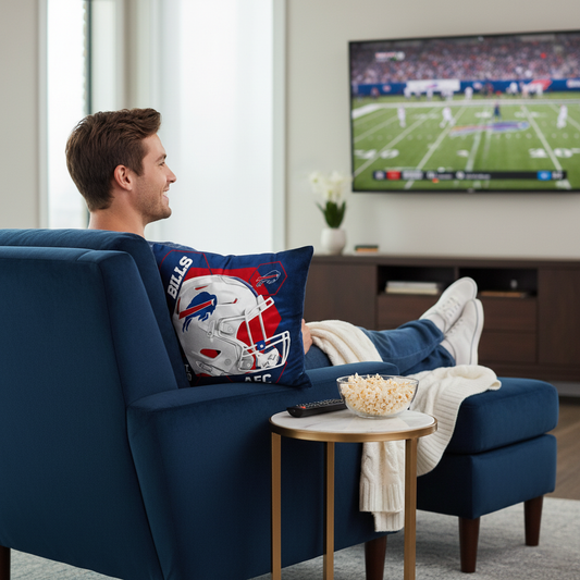 NFL Buffalo Bills Velvet Plush 18x18" CUSHION