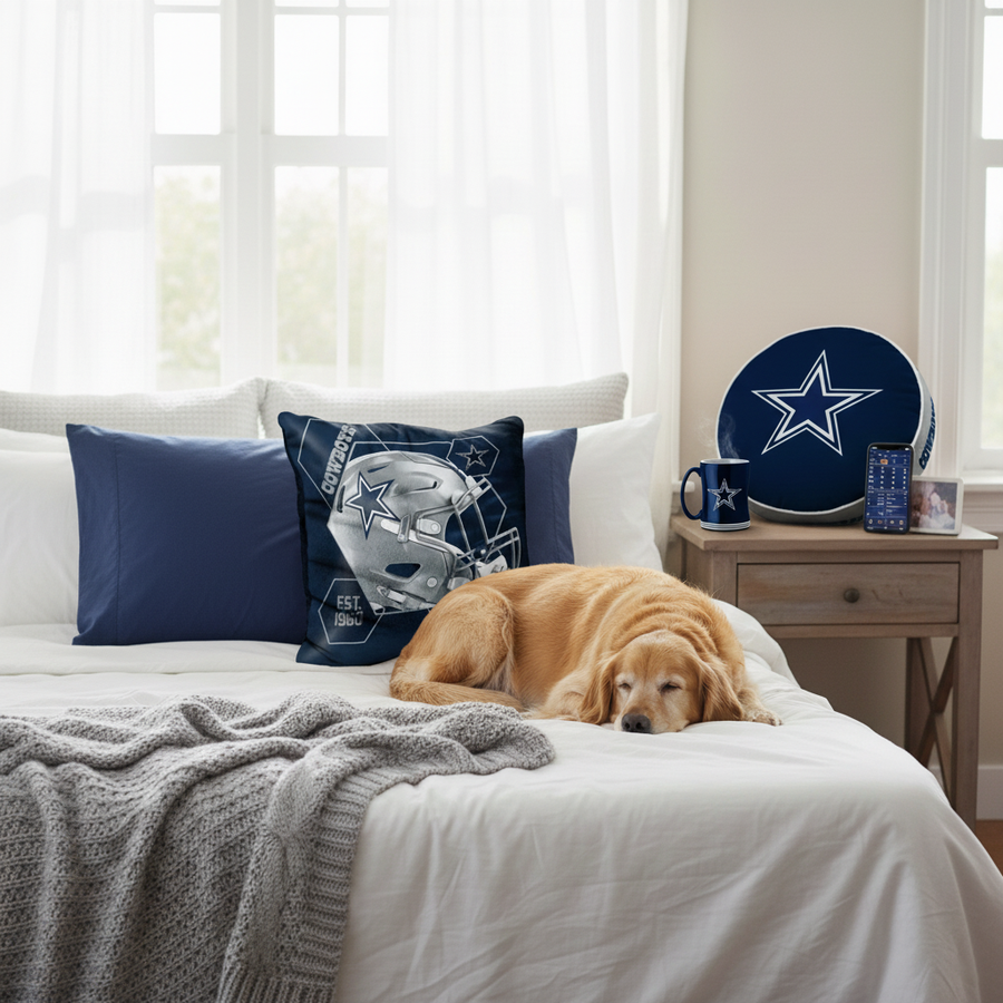 NFL Dallas Cowboys Velvet Plush 18x18" CUSHION