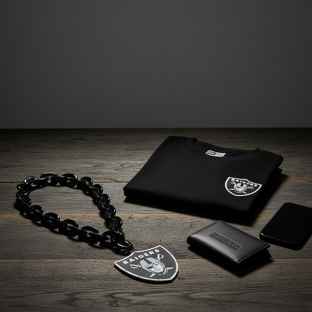 NFL Las Vegas Raiders, Licensed Foam Chain (Import)
