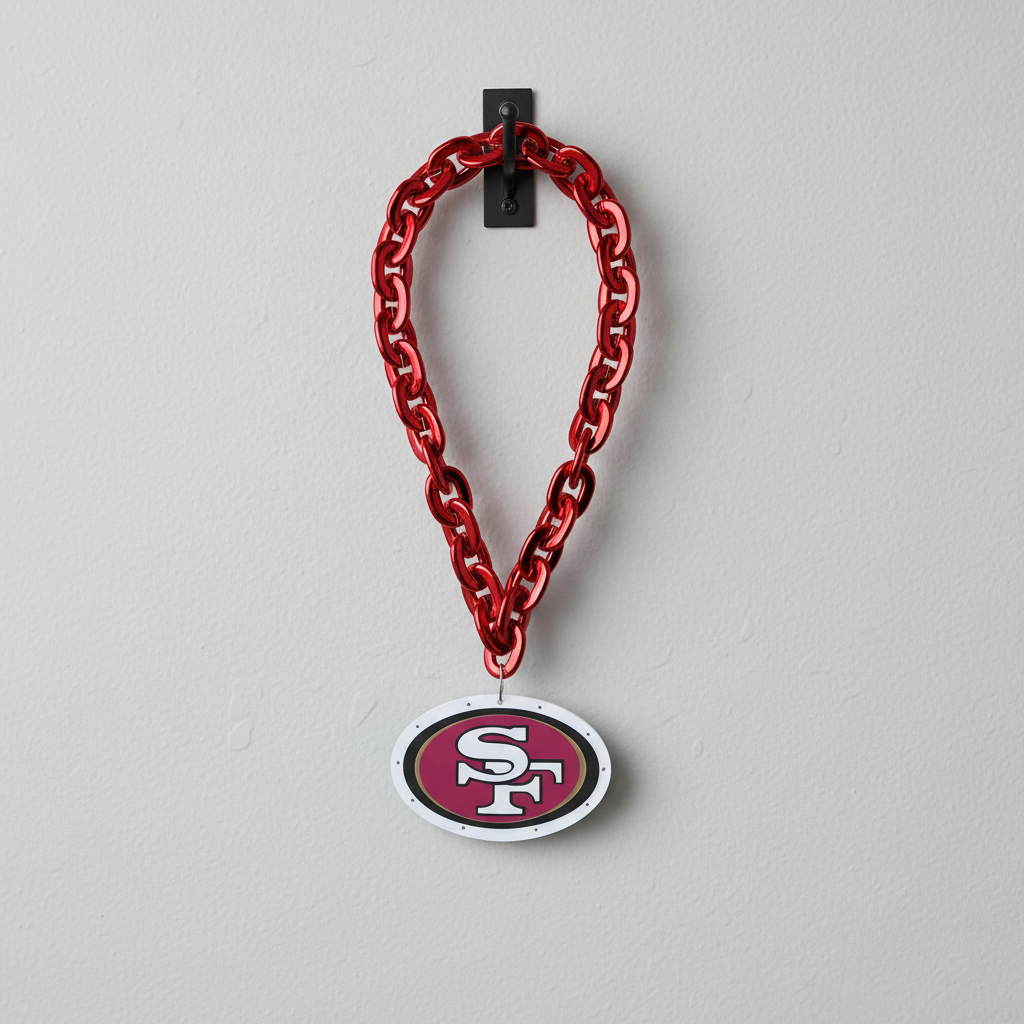 NFL San Francisco 49ers, Light up Big Logo Fan Chain