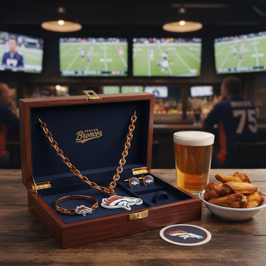 NFL Denver Broncos, Licensed Foam Chain (Import)