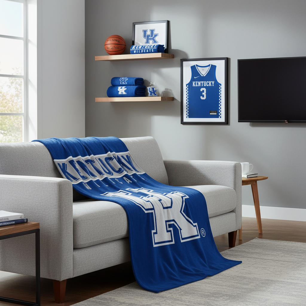 NCAA Kentucky Wildcats 60x80" Plush Blanket
