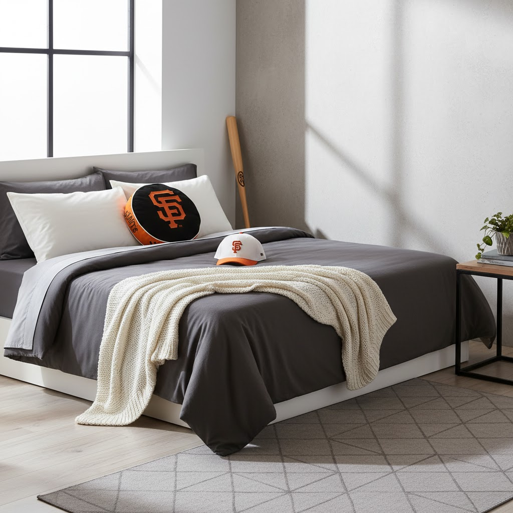 MLB SAN FRANCISCO GIANTS - Cloud Soft "Puff" Pillow