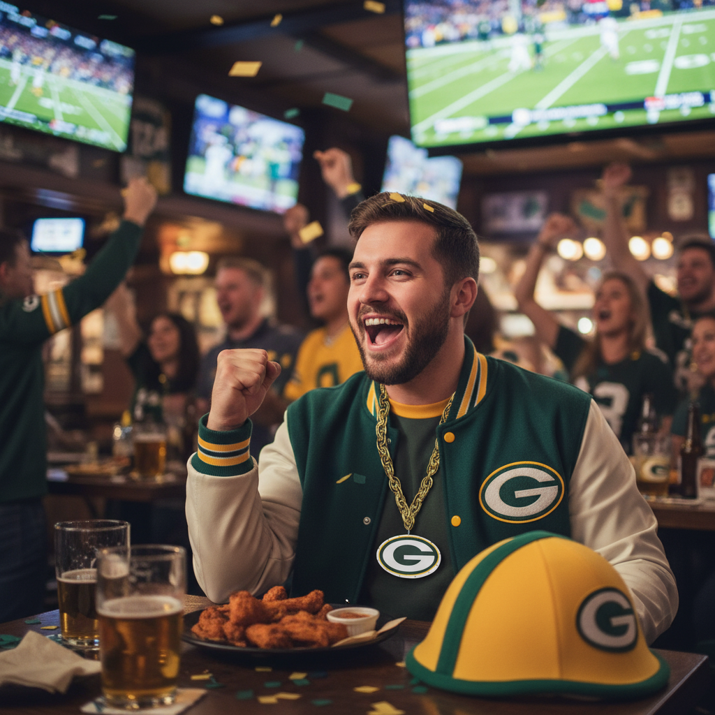 NFL Green Bay PackersPackers, Light up Big Logo Fan Chain