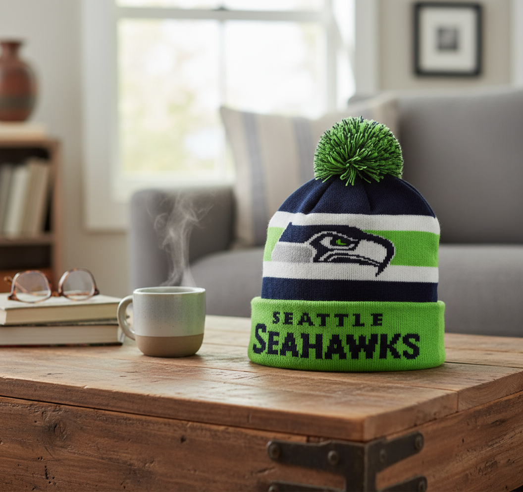 NBA Seattle Seahawks, Ball Oranament with Beanie Inside