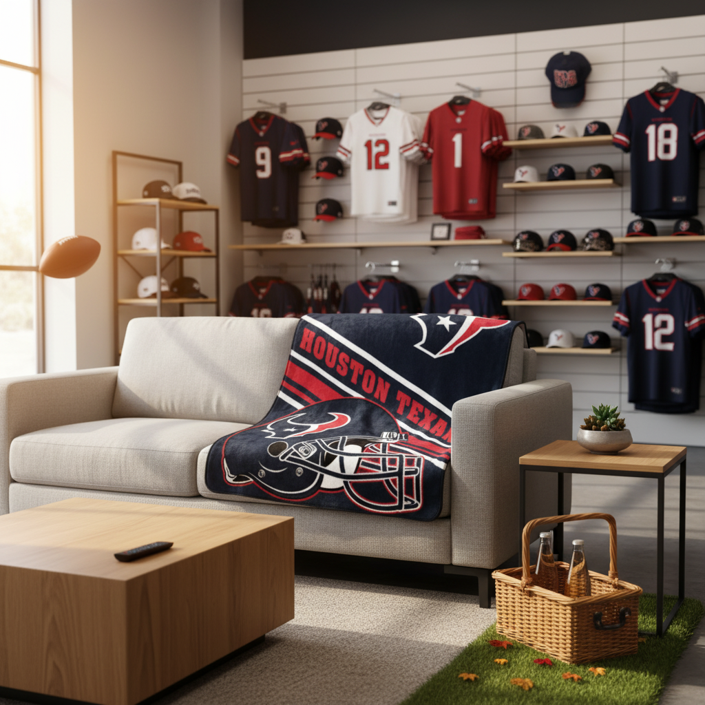 NFL Houston Texans 60 x 80" Plush Blanket