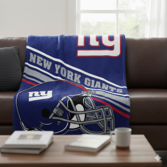 NFL New York Giants 60 x 80 Plush Blanket