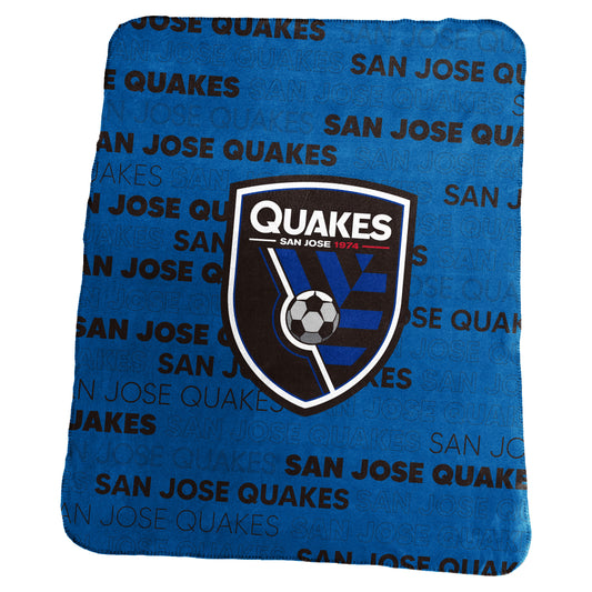 Soccer MLS San JOse Earthquakes, Micro Plush Blanket, 50x60"