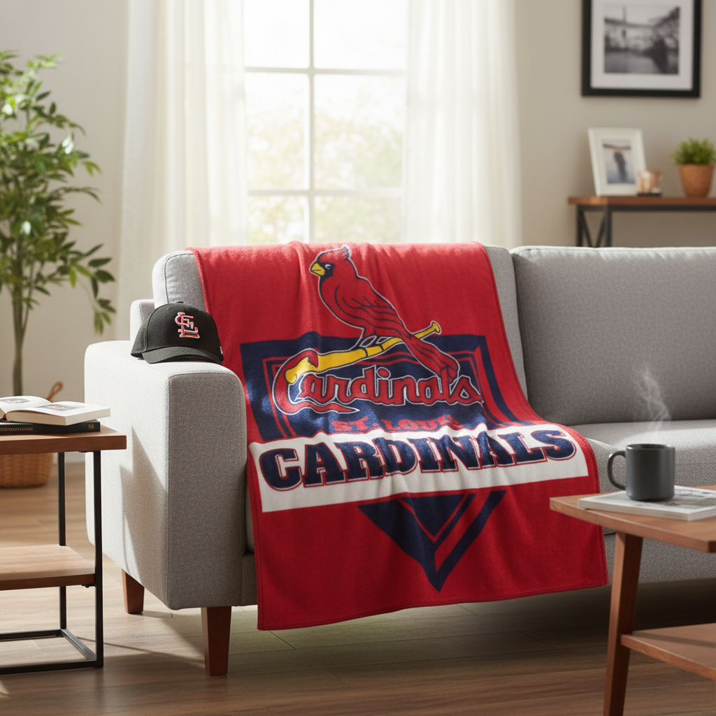 MLB St. Louis Cardinals 60 x 80" Plush Blanket