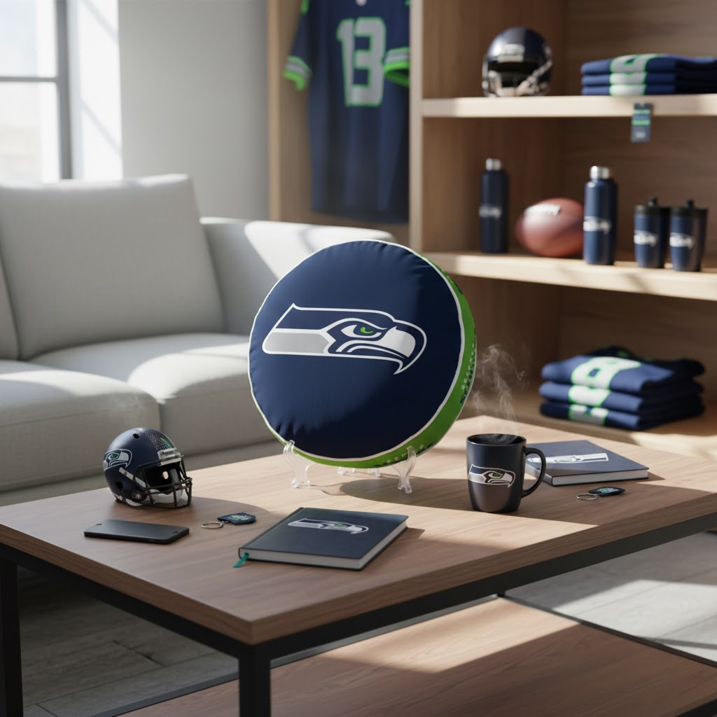 NFL Seattle Seahawks - Cloud Soft "Puff" Pillow