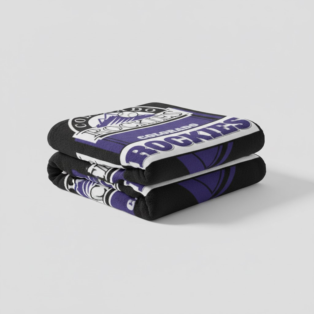 MLB Colorado Rockies 60 x 80" Plush Blanket