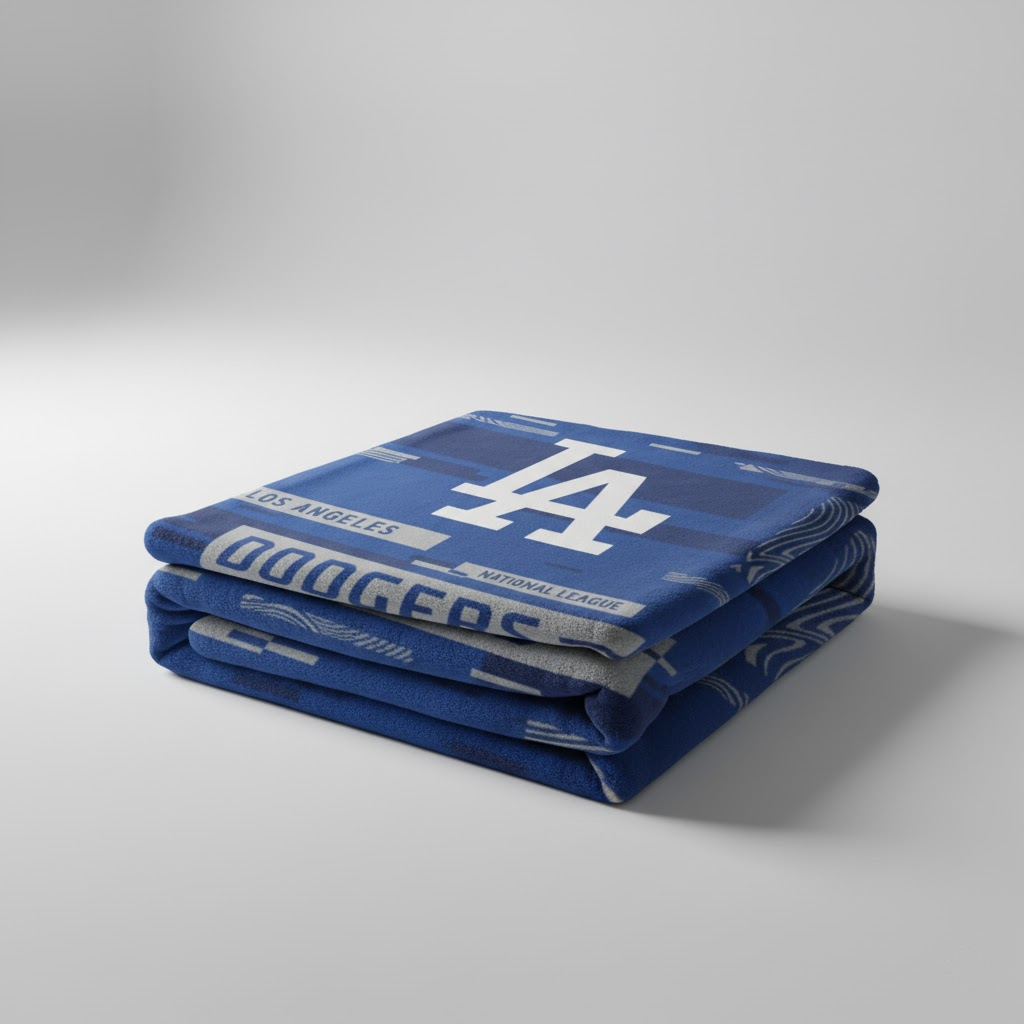 MLB Los Angeles Dodgers 50x60" Plush Throw Blanket