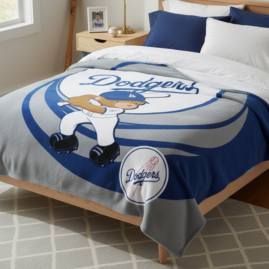 MLB Los Angeles Dodgers 60 x 80" Plush Blanket