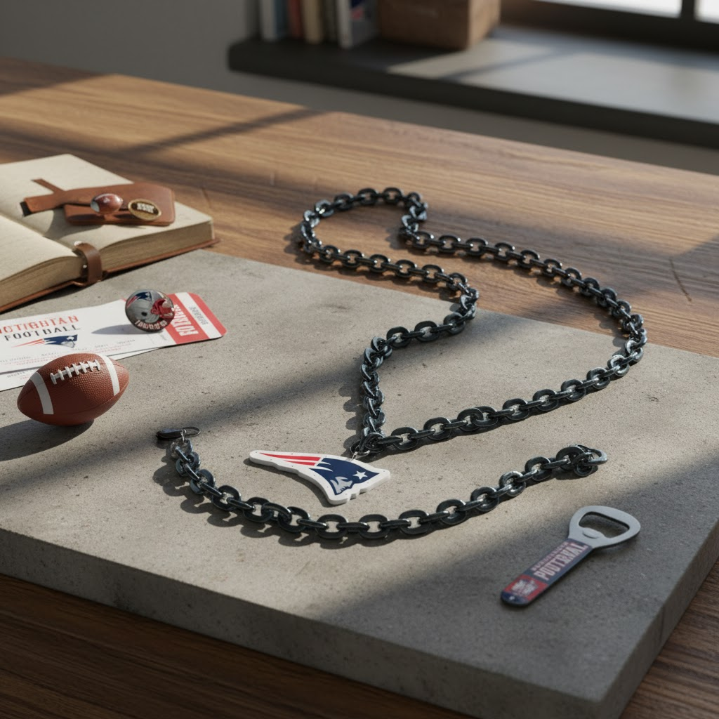 NFL England Patriots, Light up Big Logo Fan Chain