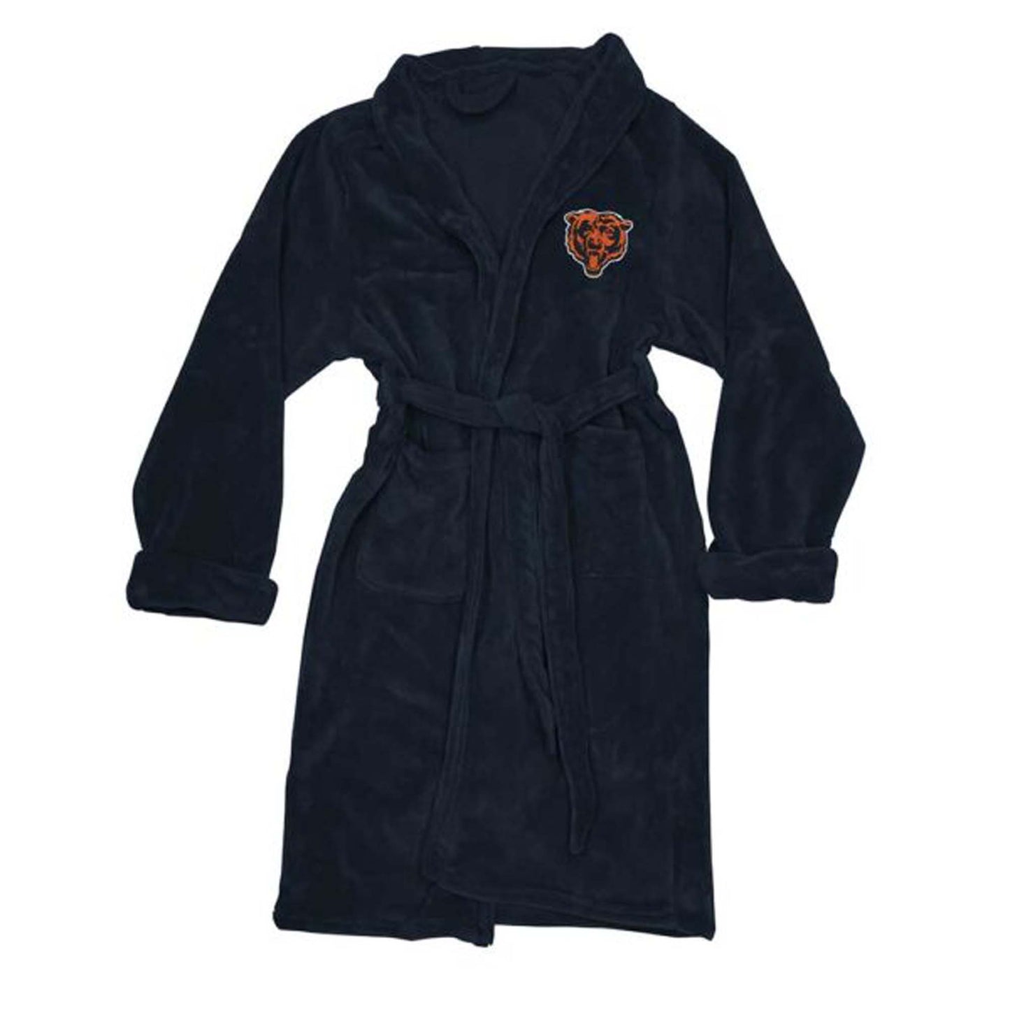 NFL Chicago Bears Plush ROBE, Team Logo Embroidered