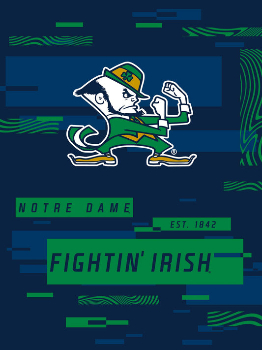 NCAA Notre Dame University 60 x 80" Plush Blanket