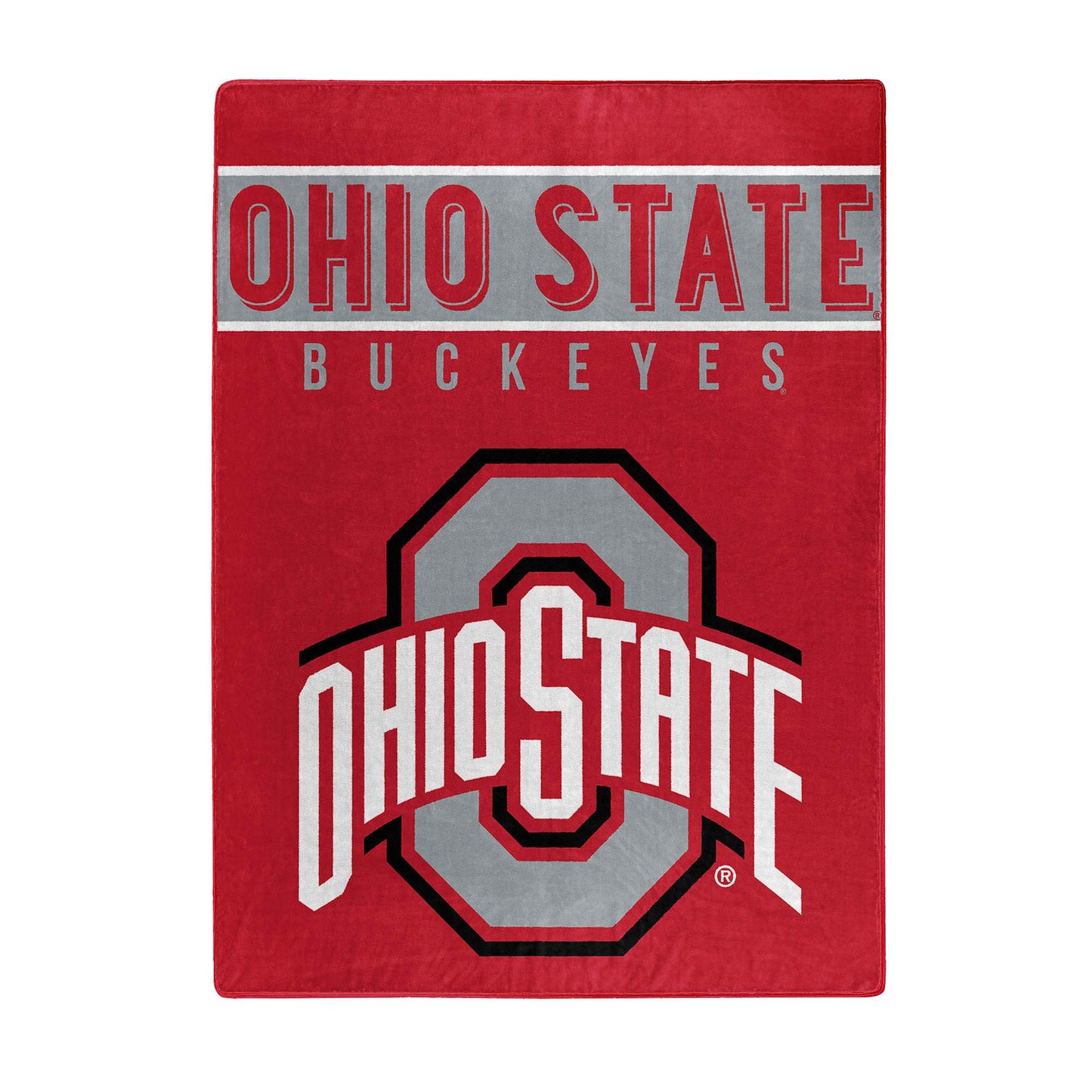 NCAA Ohio State University Buckeyes 60 x 80" Plush Blanket
