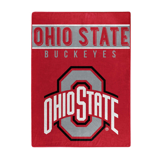 NCAA Ohio State University Buckeyes 60 x 80" Plush Blanket