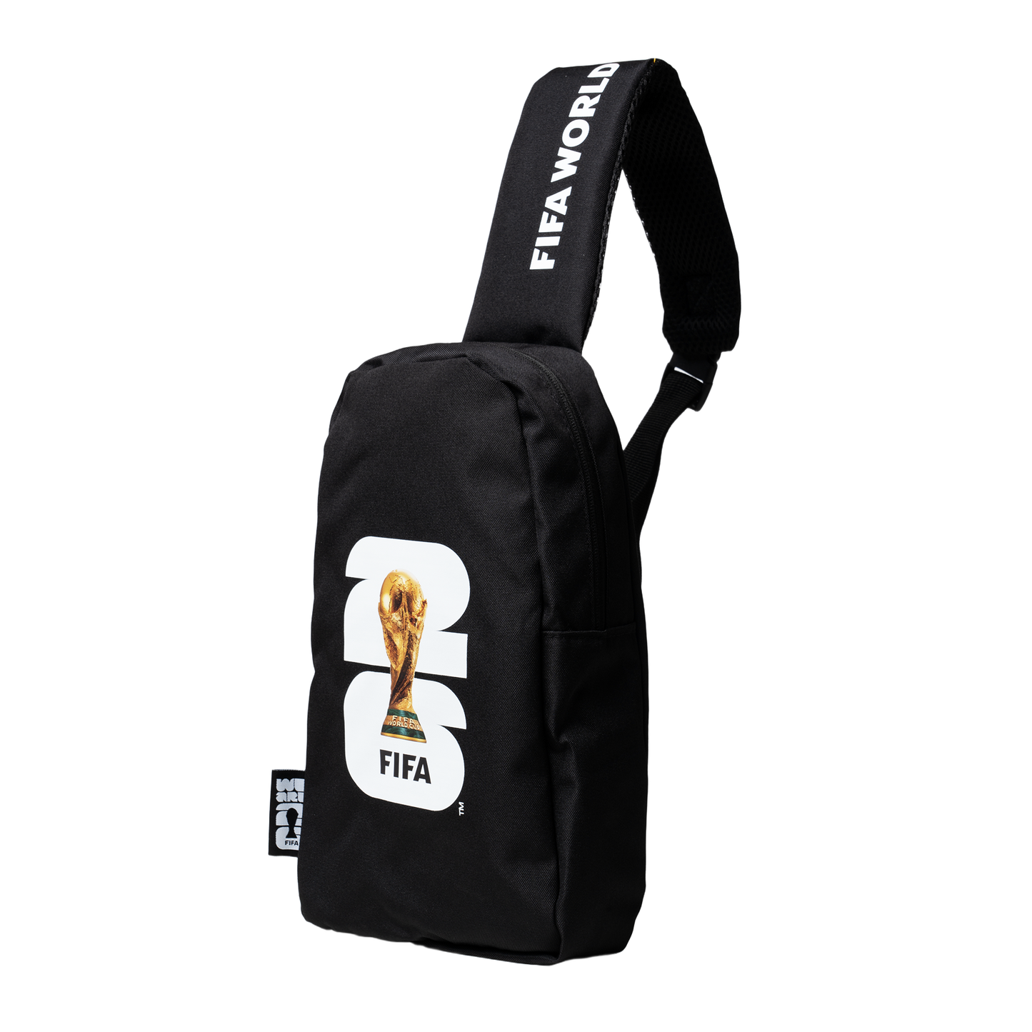 FIFA Black Logo Messenger Bag – Official Football Fan Edition Shoulder Bag