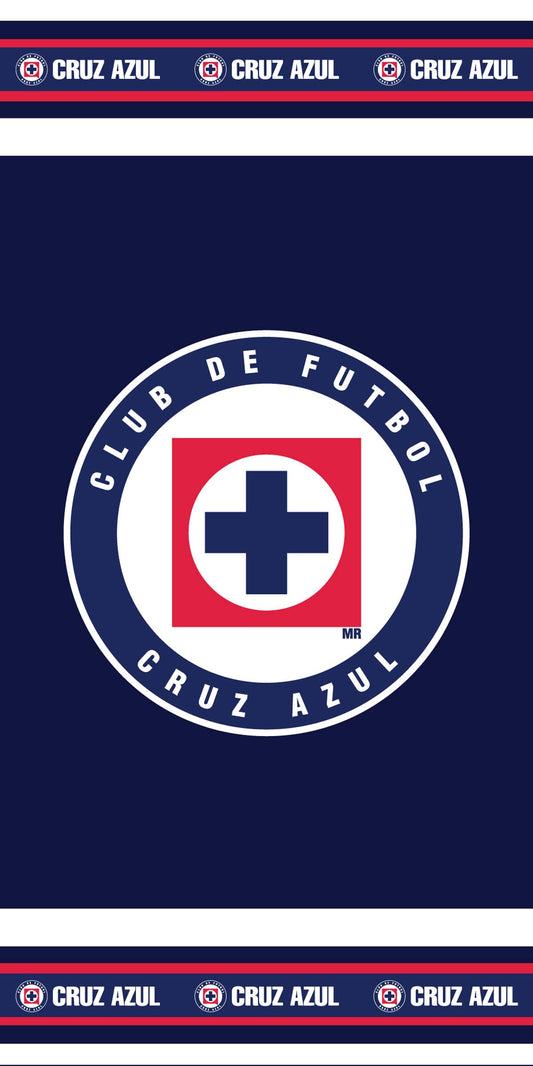 Soccer Cruz Azul, Defender, 30x60" Beach Towel