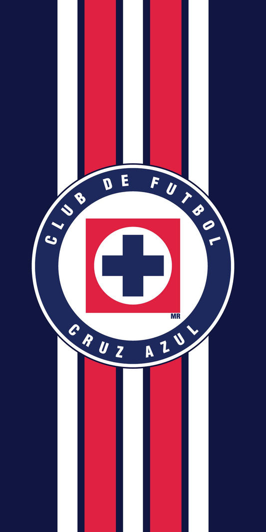 Soccer Cruz Azul, Runaway, 30x60" Beach Towel