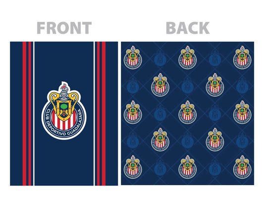 Soccer Chivas Baby Size Cloud Reversible Blanket