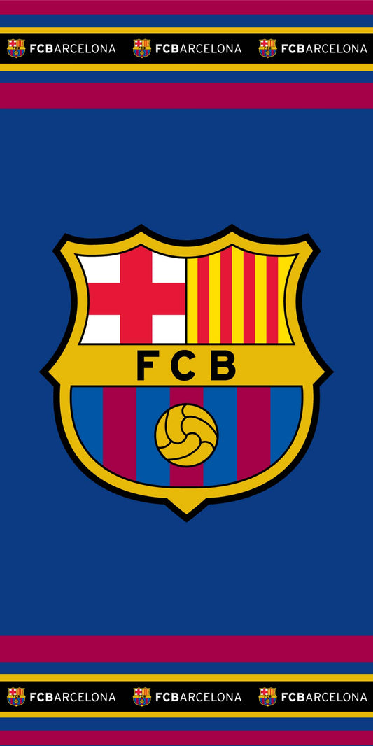 Soccer FCBarcelona, Defender, 30x60" Beach Towel
