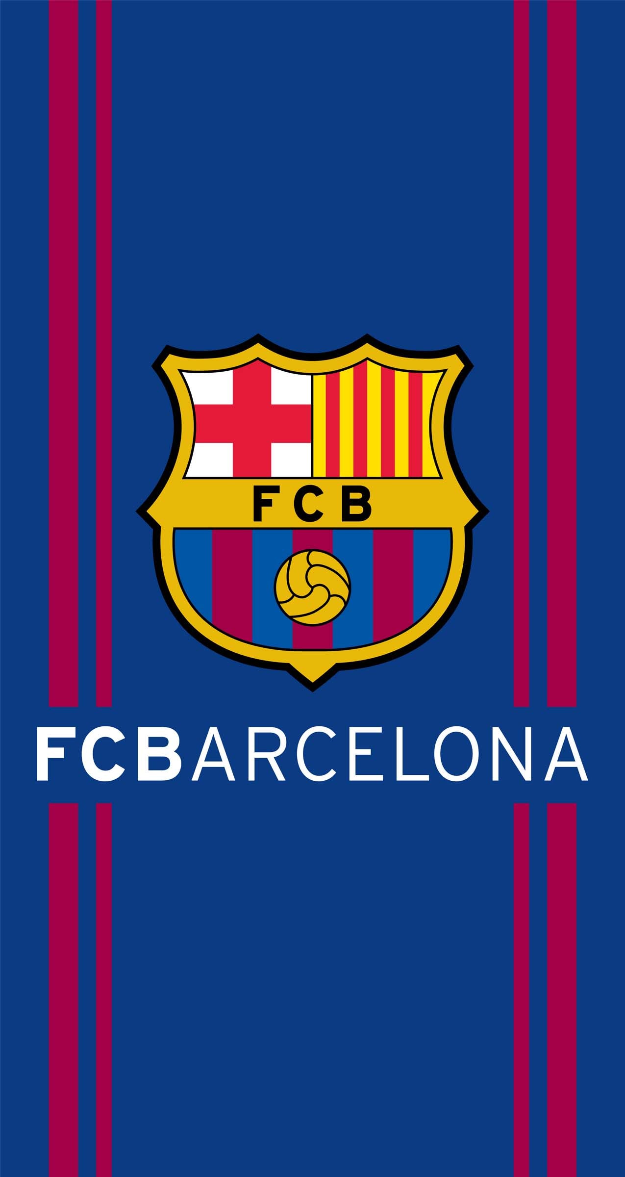 Soccer FCBarcelona, Defender, 30x60" Beach Towel