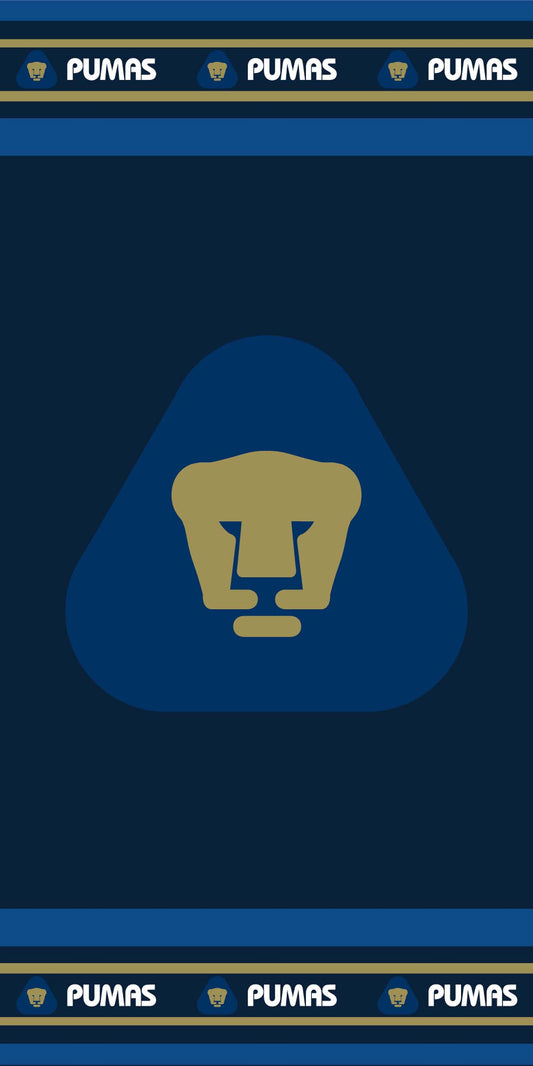 Soccer Pumas, Defender, 30x60" Beach Towel