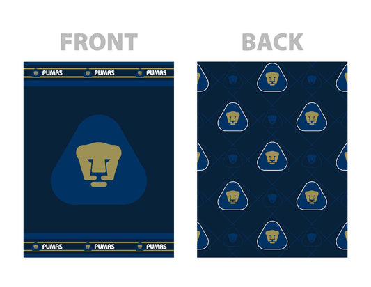 Soccer Pumas Baby Reversible Blanket