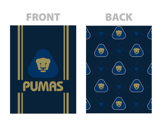 Soccer Pumas Reversible Blanket twin size