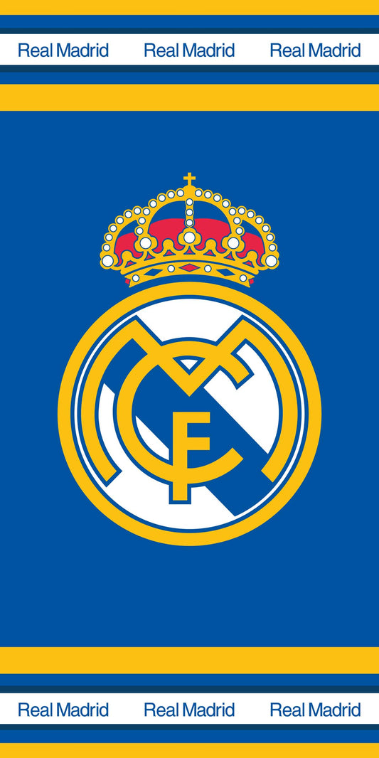 Soccer Real Madrid, Defender, 30x60" Beach Towel