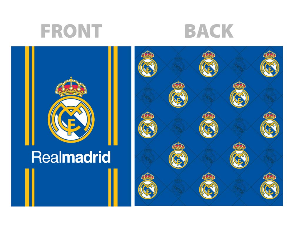 Real Madrid Reversible Blanket twin aize
