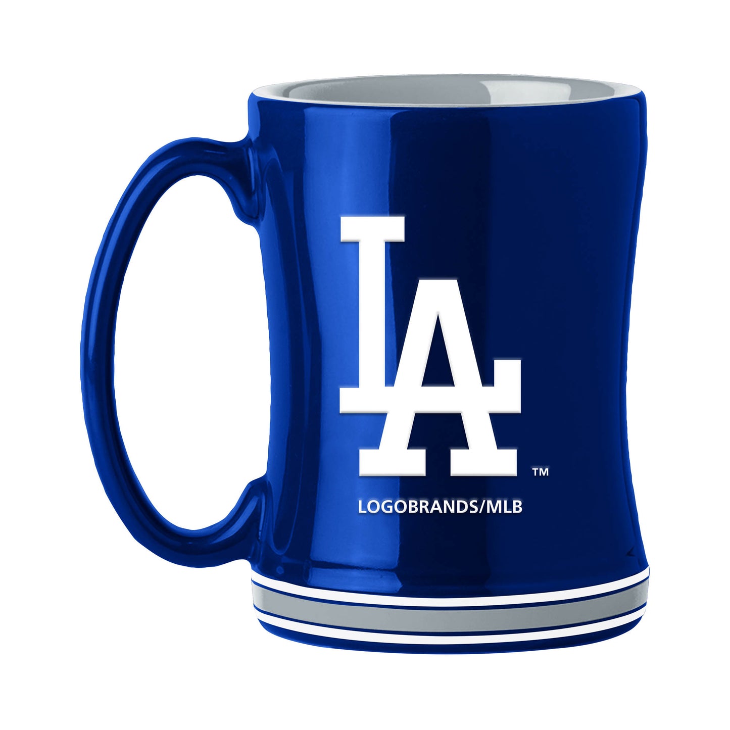 Los Angeles Dodgers Team Color 14oz Embossed Ceramic Relief Mug