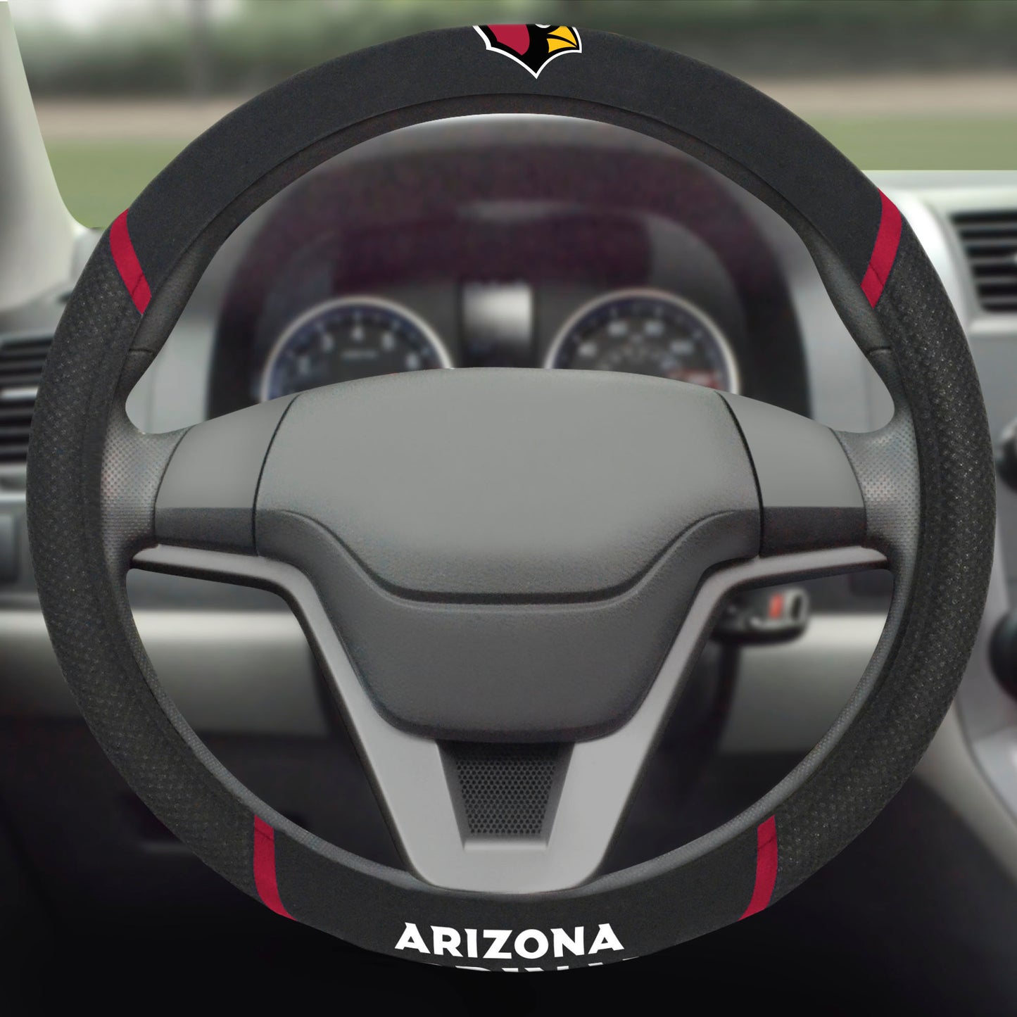 Arizona Cardinals, Embroidered Steering Wheel Cover