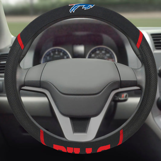NFL Buffalo Bills, Embroidered Steering Wheel Cover