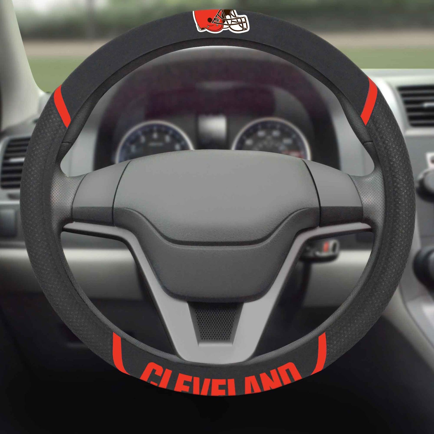NFL Cleveland Browns, Embroidered Steering Wheel Cover