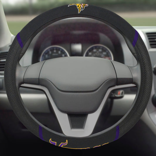 NFL Minnesota Vikings, Embroidered Steering Wheel Cover