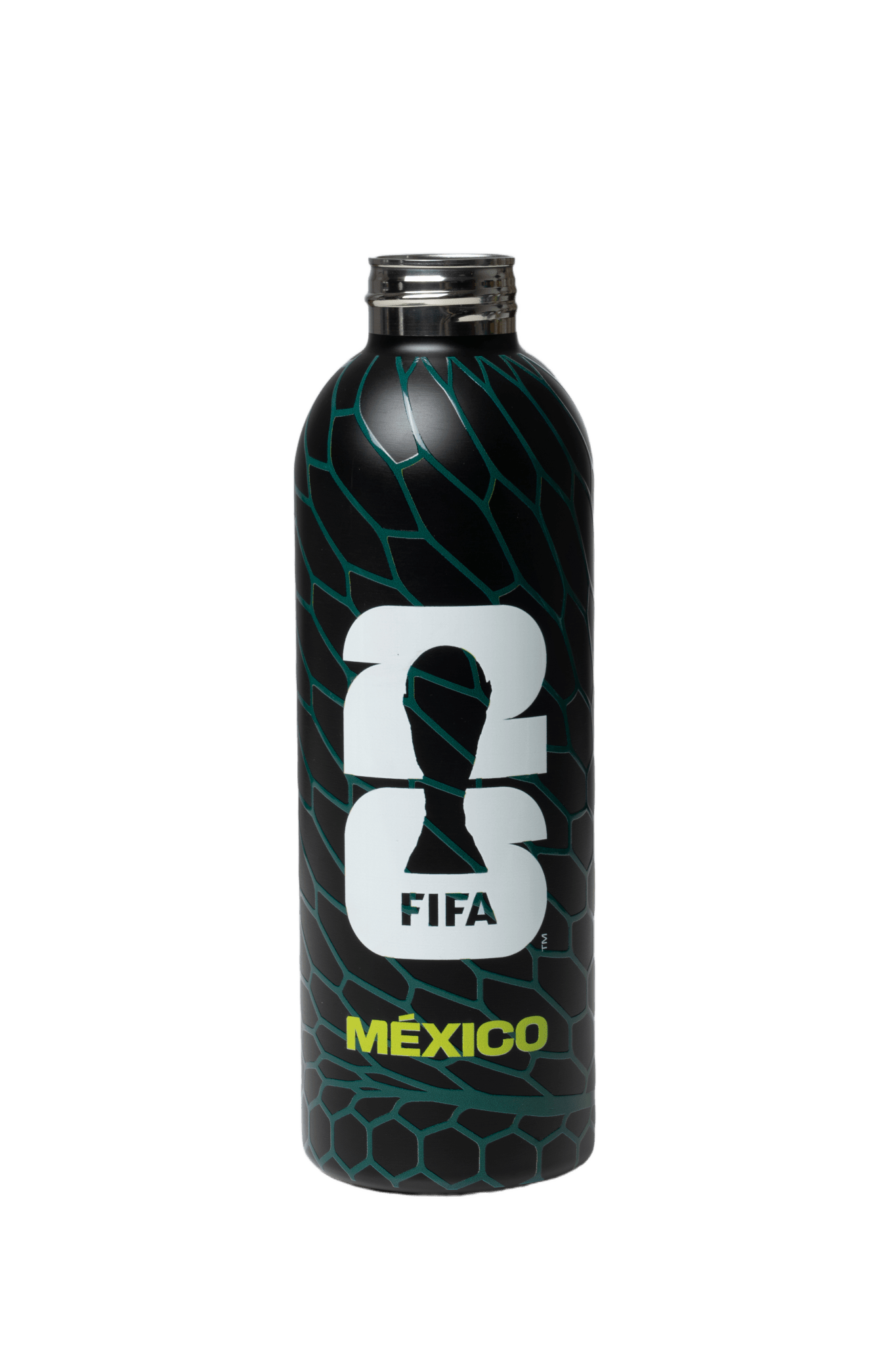 FIFA Mexico Football Bottle 800ml Stainless Steel with Football Lid – Official Fan Edition - Officially Licensed Fan Trendz Fan Gear - Apparel category - Fan Trendz