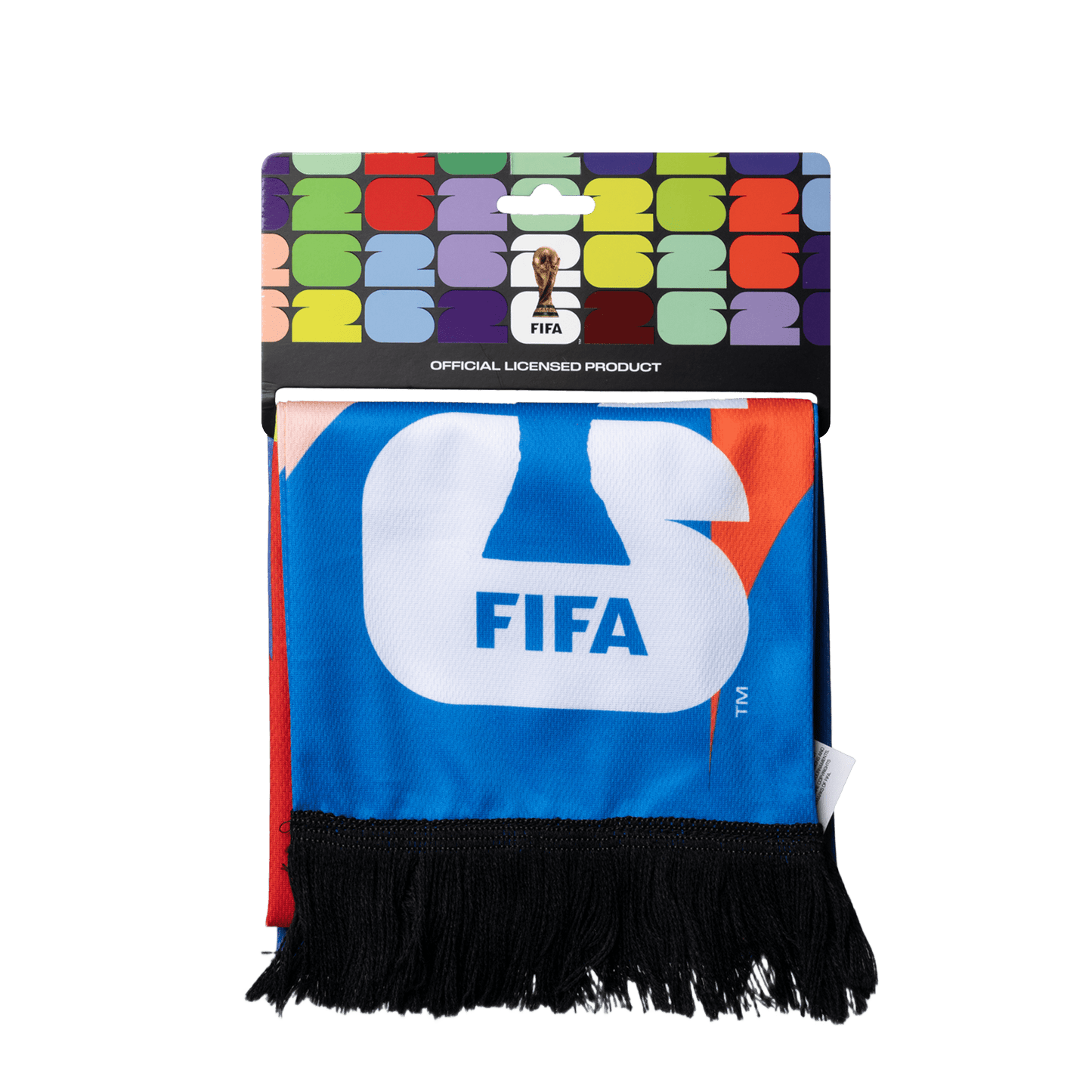 FIFA Multicolor Football Scarf Polyester Birdeye Finish – Official Fan Supporter Edition 130–140 GSM - Officially Licensed Fan Trendz Fan Gear - Apparel category - Fan Trendz
