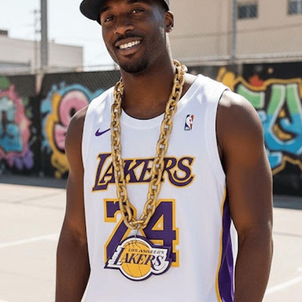 NBA Los Angeles Lakers, Licensed Foam Chain (Import) - Fan Trendz