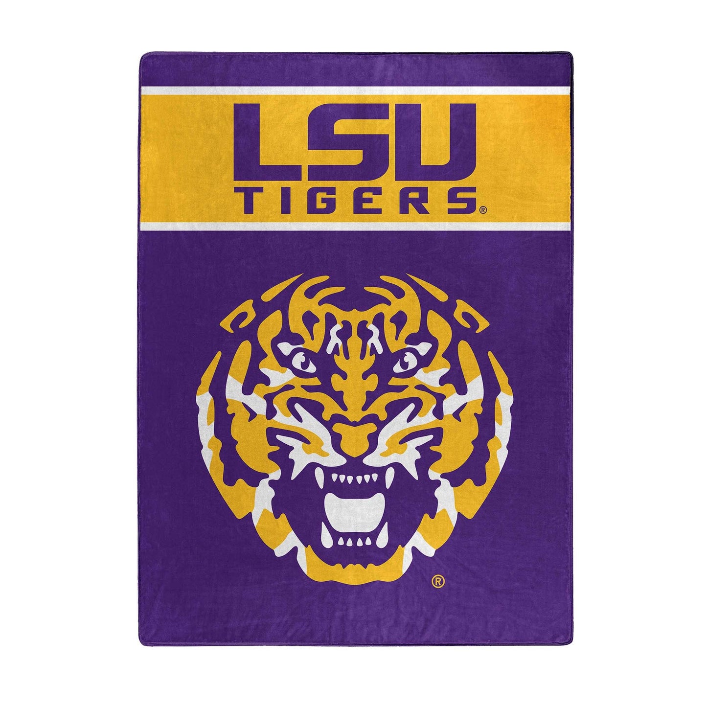 NCAA LSU 60 x 80" Plush Blanket - Officially Licensed My Store Fan Gear - Apparel category - Fan Trendz