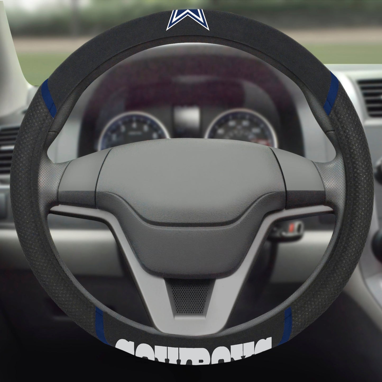 NFL Dallas Cowboys, Embroidered Steering Wheel Cover - Officially Licensed My Store Fan Gear - Apparel category - Fan Trendz
