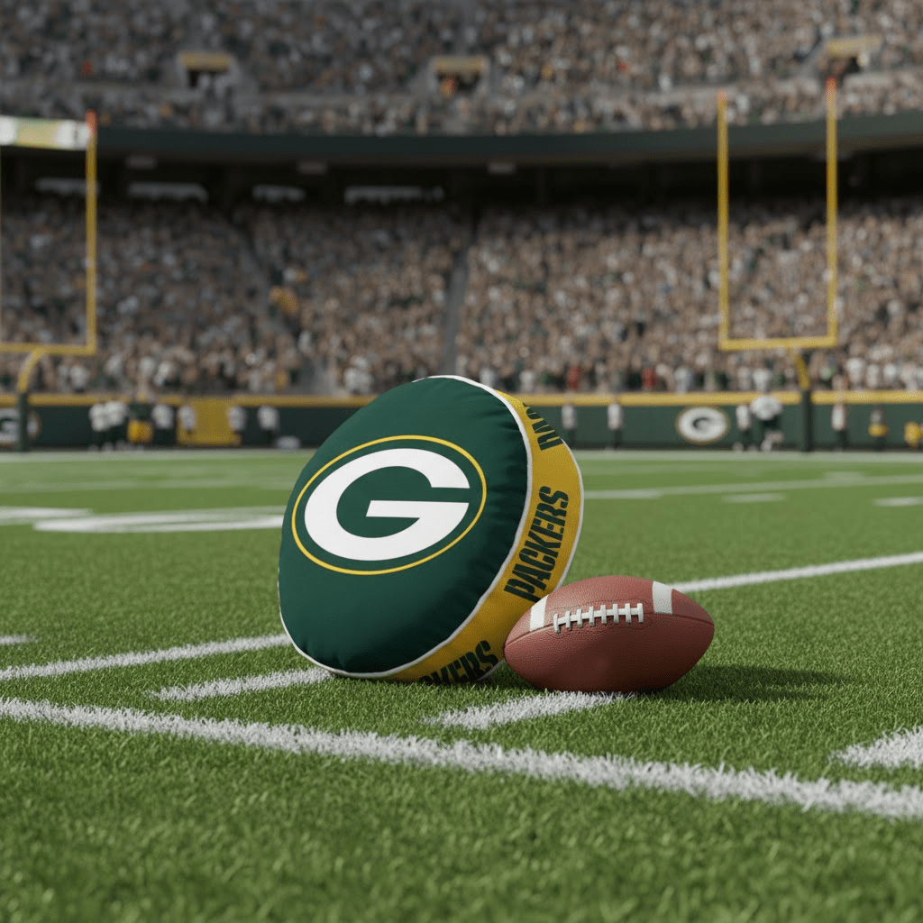 NFL Green Bay Packers - Cloud Soft "Puff" Pillow - Fan Trendz