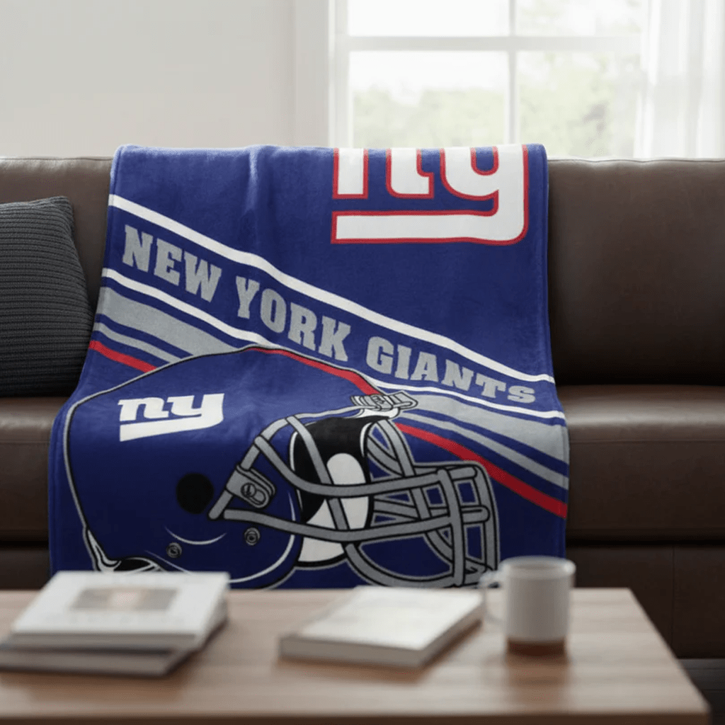 NFL New York Giants 60 x 80 Plush Blanket - Officially Licensed My Store Fan Gear - Apparel category - Fan Trendz