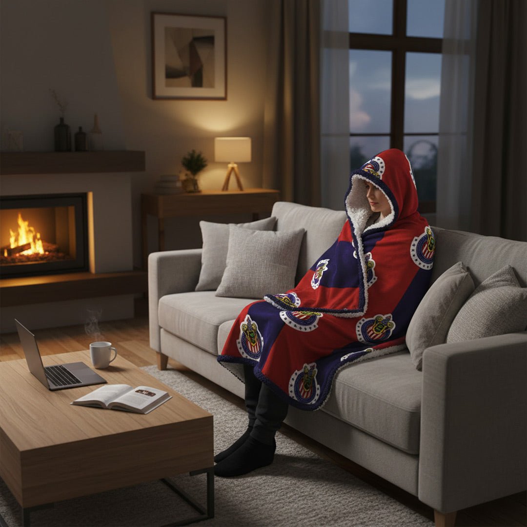 Soccer Chivas, Wearable Hooded Blanket - Officially Licensed My Store Fan Gear - Apparel category - Fan Trendz