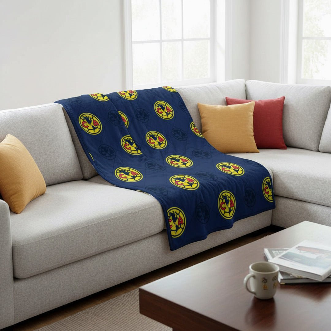 Soccer Club America King Size Reversible Blanket - Officially Licensed My Store Fan Gear - Apparel category - Fan Trendz